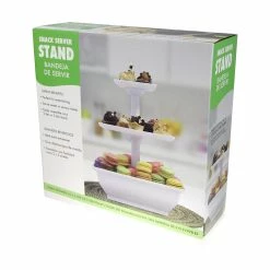BargainJunkie 3 Tier Snack Server Stand New