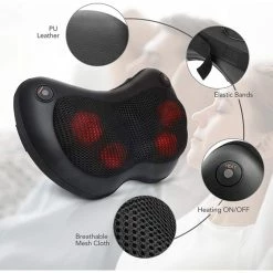 BargainJunkie Naipo Shiatsu Pillow Massager With Heat New
