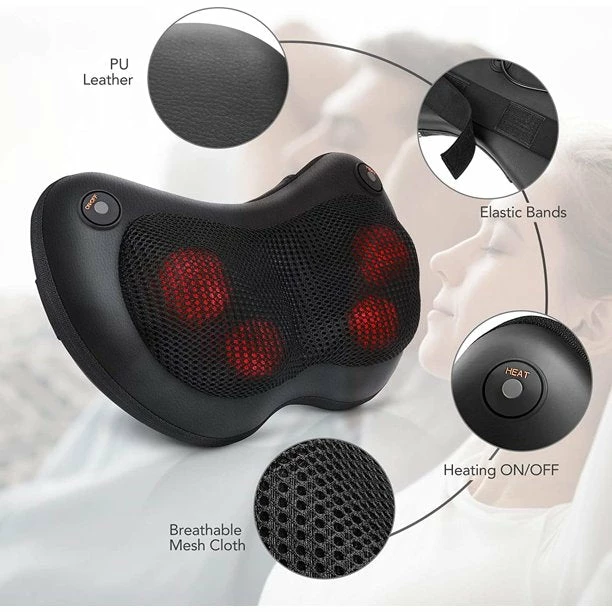 BargainJunkie Naipo Shiatsu Pillow Massager With Heat New