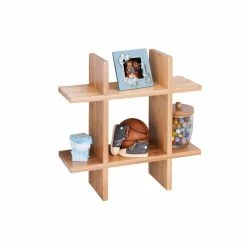 BargainJunkie New Honey Can Do Bamboo Cube Shelf