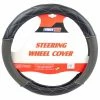 BargainJunkie PowerXT Steering Wheel Cover, Grey & Cross-Textured Black Tools & Auto