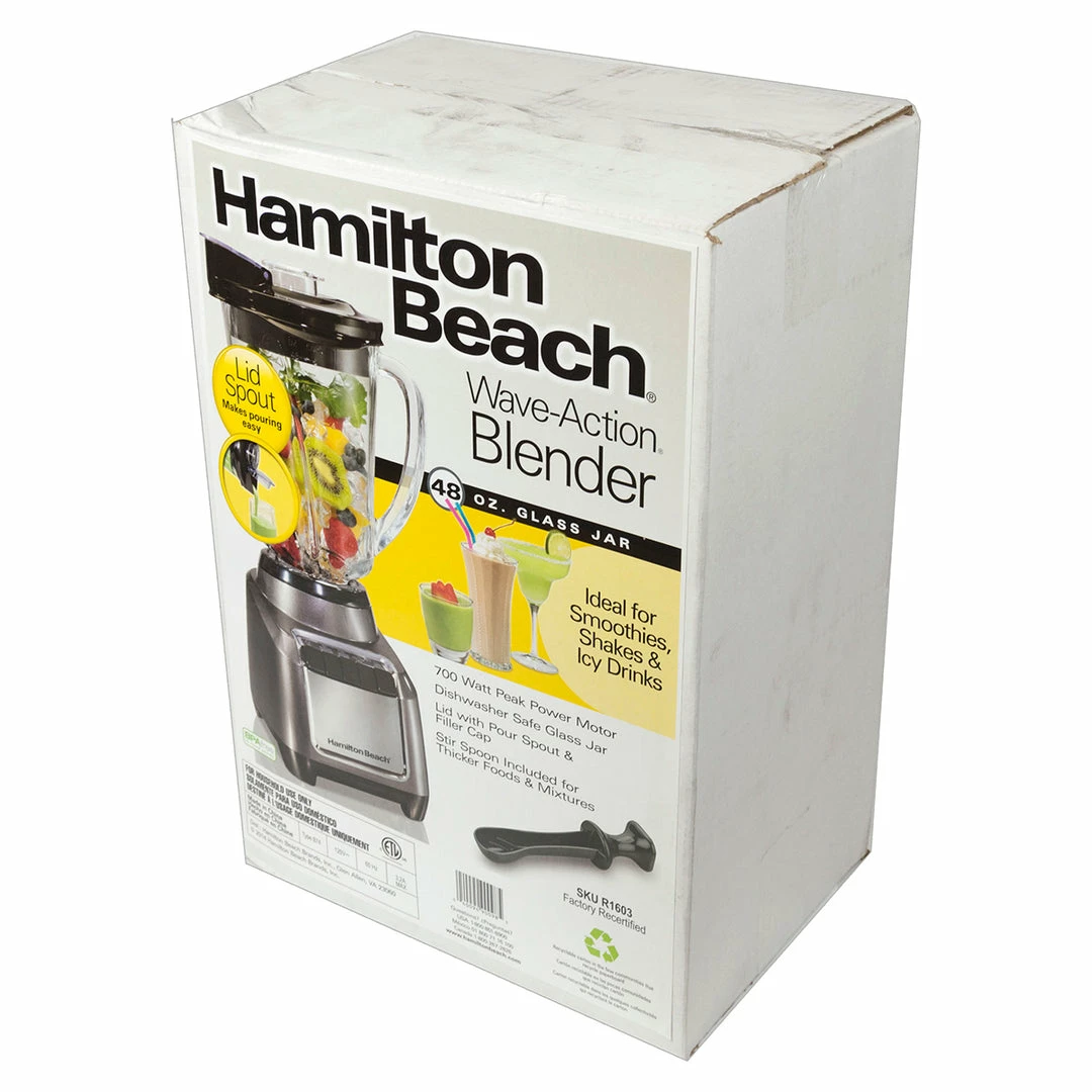BargainJunkie Hamilton Beach Wave-Action Blender Certified Refurbished Kitchen