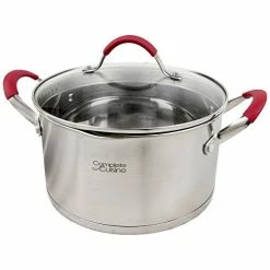 BargainJunkie Kitchen Complete Cuisine 8-PC Stainless Steel Cookware Set CWS005