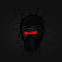 BargainJunkie Star Wars Kylo Ren Helmet 3D Deco Light