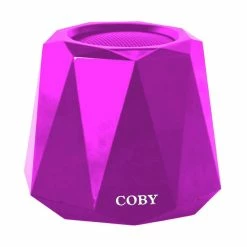 BargainJunkie Coby Edge Portable Bluetooth Speaker, Pink