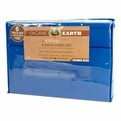 BargainJunkie New Cool Comfort Super Soft MicroFiber Queen Size 6 Piece Sheet Set, Blue