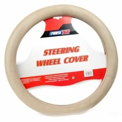 BargainJunkie PowerXT Steering Wheel Cover, Beige