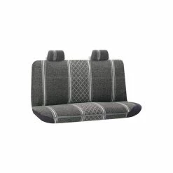 BargainJunkie Kraco Diamond Tweed Car Bench Seat Cover New