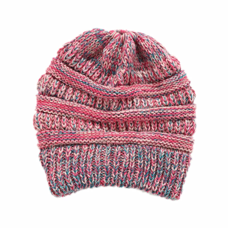 BargainJunkie Cozy Comforts Ponytail Winter Fashion Beanie Hats
