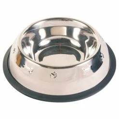 BargainJunkie Our Pets Large 96oz Stainless Steel Pet Bowl New
