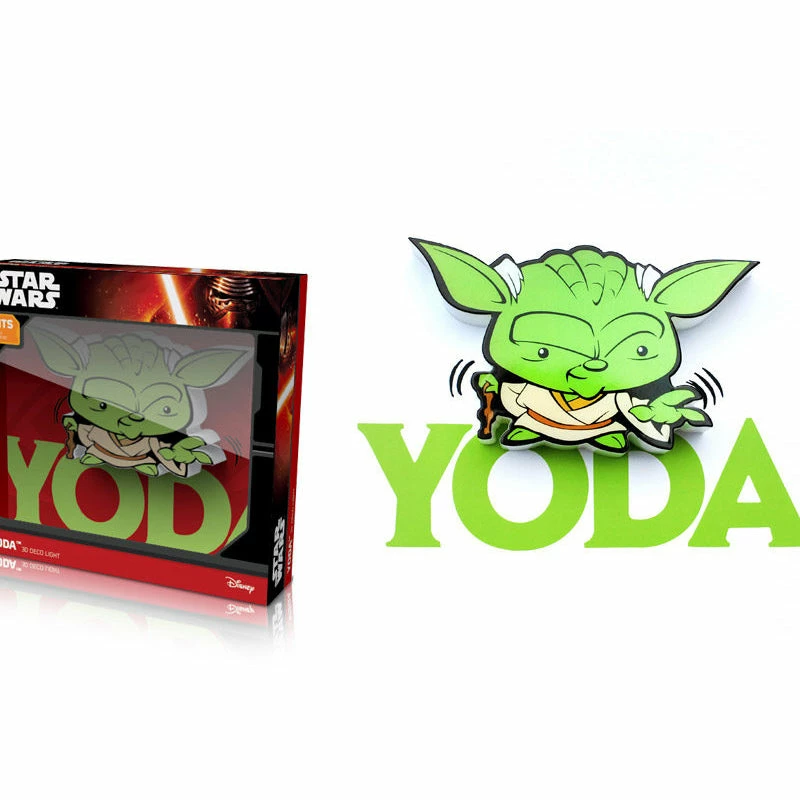 BargainJunkie Star Wars Mini Yoda 3D Deco Light
