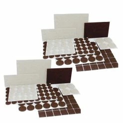 BargainJunkie Home Ease 266pc Assorted Adhesive Felt Furniture Pad Floor Protectors New