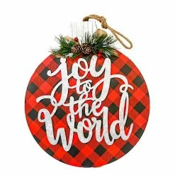 BargainJunkie New 12" Joy To The World Ornament Hangable Christmas Decor