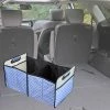BargainJunkie AutoTrends Collapsible Trunk Organizer, Blue
