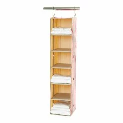 BargainJunkie Home & Garden Neat Freak 6-Shelf Organizer, Candy Taffy