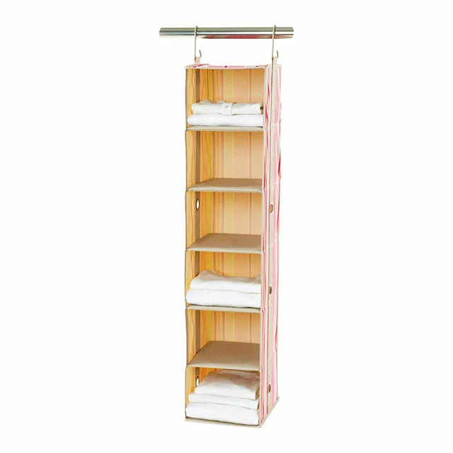 BargainJunkie Home & Garden Neat Freak 6-Shelf Organizer, Candy Taffy