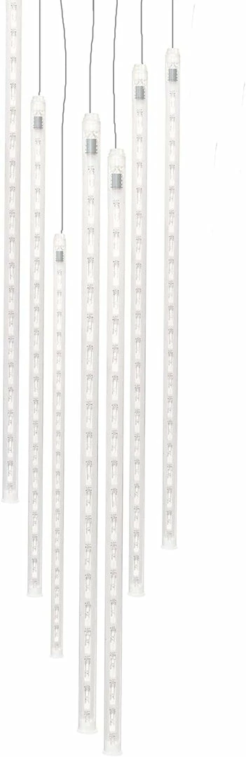 BargainJunkie Headwind White Solar Meteor Shower Lights