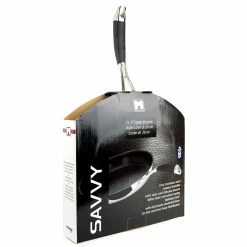 BargainJunkie Kitchen SAVVY 11.5” Stainless Steel Teflon Non-Stick Frying Pan