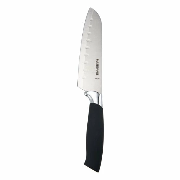 BargainJunkie Farberware 7 Inch Santoku Knife With Soft Grip New