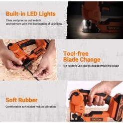 BargainJunkie Tacklife TLJS02D 2-in-1 Cordless Jigsaw & Reciprocating Saw