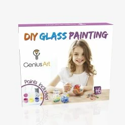BargainJunkie New Genius Art DIY Glass Painting Kit