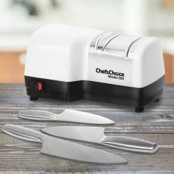BargainJunkie New Chef's Choice Diamond Hone Hybrid Knife Sharpener, Refurbished