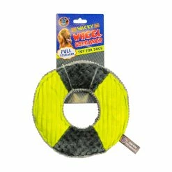 BargainJunkie Bow Wow Pet Wacky Wheel Squeaker Dog Toy Lifestyle