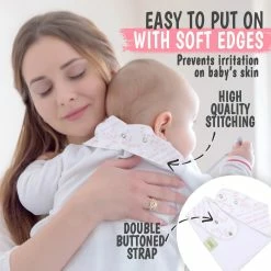 BargainJunkie New KeaBabies 8 Pack Of Organic Cotton Bandana Bibs, Sweet Charm