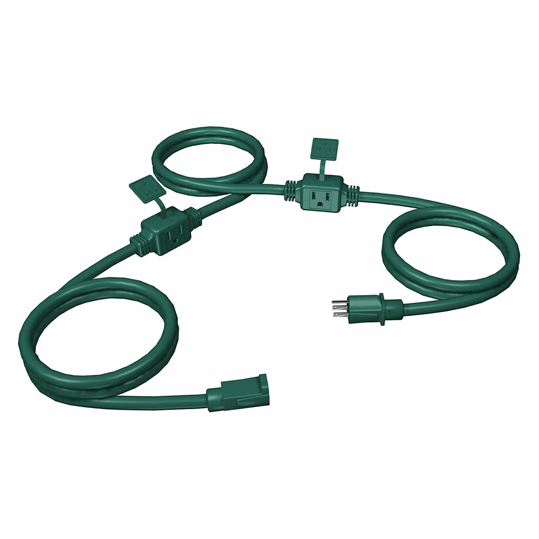 BargainJunkie New Westinghouse 3-Outlet In-Line Outdoor Cord, 12ft