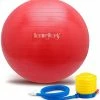BargainJunkie New HemingWeigh Anti-Burst Fitness And Stability 45 Cm Ball, Red