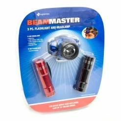 BargainJunkie New Superex Beammaster Flashlight Headlamp Combo
