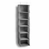 BargainJunkie Roomify 6 Shelf Hanging Closet Organizer, Charcoal