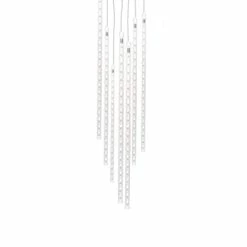 BargainJunkie Headwind White Solar Meteor Shower Lights