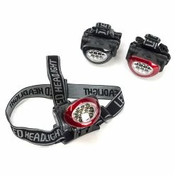 BargainJunkie 3-Pack 10 LED HeadLamp New