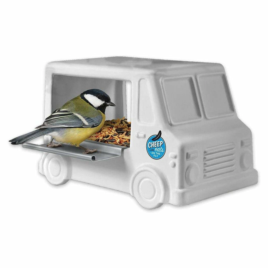 BargainJunkie Genuine Fred Cheep Eats On The Fly Bird Feeder, 2-Pack Home & Garden