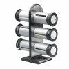 BargainJunkie Zevro KCH-06094 Zero Gravity 6-Canister Magnetic Spice Stand New
