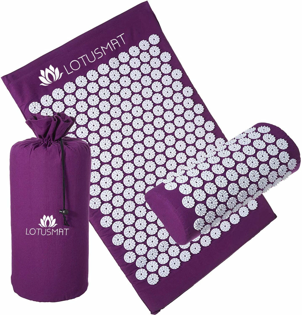 BargainJunkie New LOTUSMAT Acupressure Massage Mat And Pillow Set