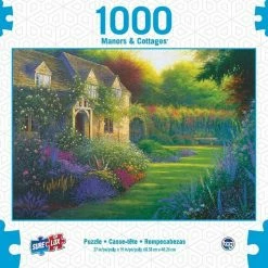 BargainJunkie TCG SureLox 1000 Piece Puzzle Manors And Cottages New