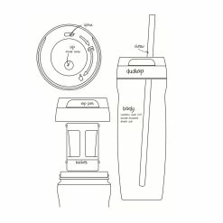 BargainJunkie Timolino Cruiseline Stainless Steel 17oz Tumbler With Infuser