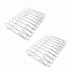 BargainJunkie New Traeger BAC354 Premium Rib Rack, 2 Pack