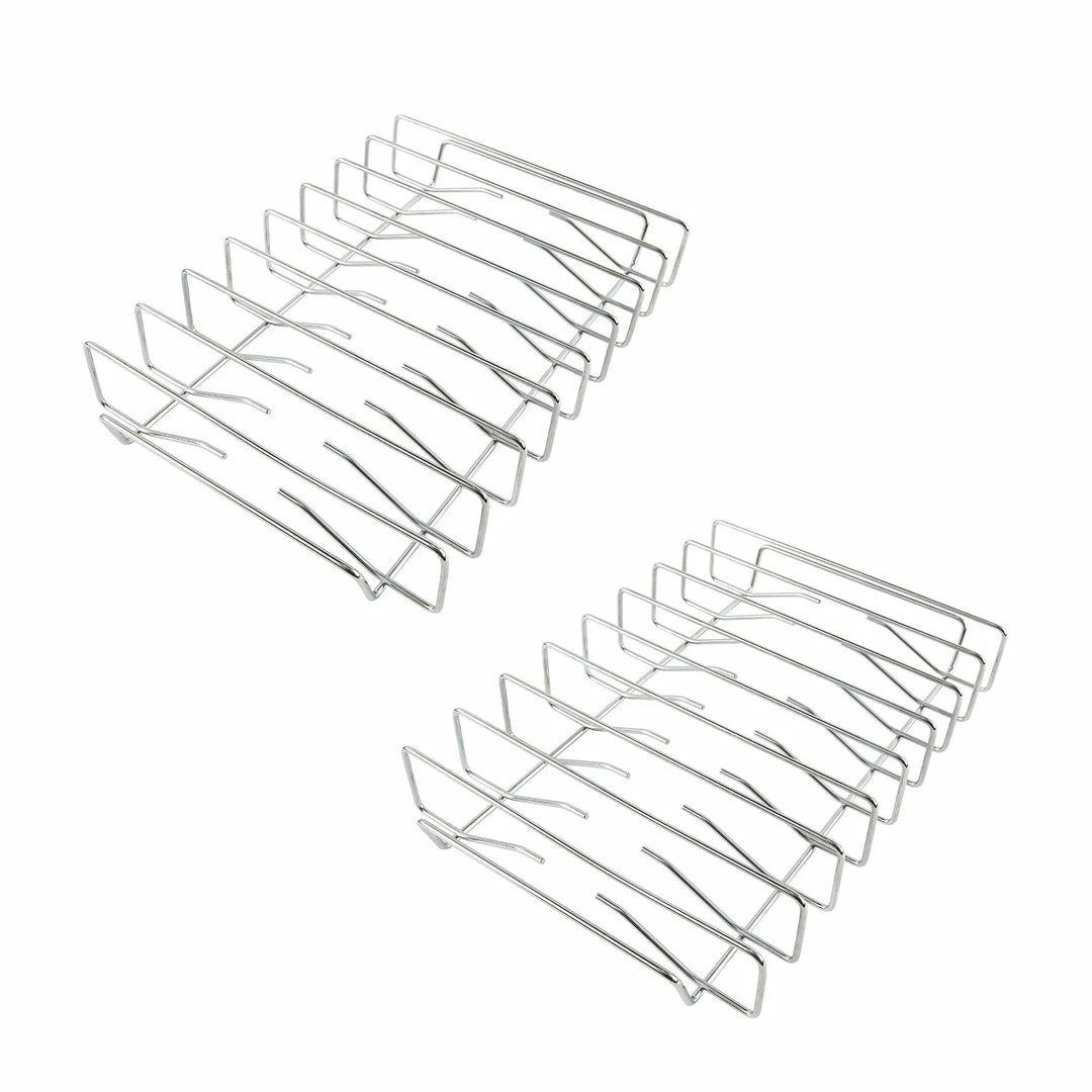 BargainJunkie New Traeger BAC354 Premium Rib Rack, 2 Pack