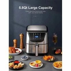 BargainJunkie New AICOOK 5.8 Quart Digital Air Fryer