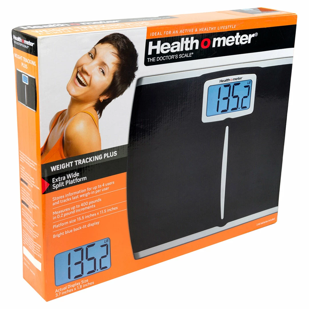 BargainJunkie Health-O-Meter Extra-Wide DIgital Weight Tracking Scale W/3.7โ LCD, Refurbished Lifestyle