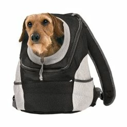 BargainJunkie Intellibrands Mesh Pet Backpack, Black