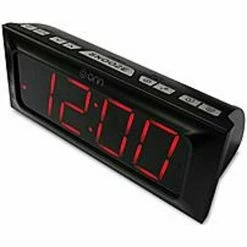 BargainJunkie ONN AM/FM Digital Clock Radio, Refurbished