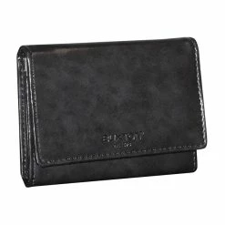 BargainJunkie Buxton RFID Business Card Holder With Removable Card Sleeve, Black New