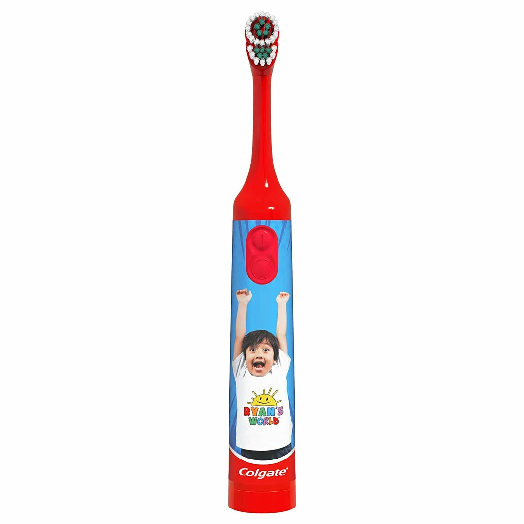 BargainJunkie New Colgate Kids Battery Powered Toothbrush, Ryan's World 3 Pack