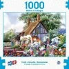 BargainJunkie New TCG SureLox 1000 Piece Puzzle April Cottage