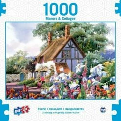 BargainJunkie New TCG SureLox 1000 Piece Puzzle April Cottage