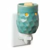 BargainJunkie New Candle Warmers Pluggable Fragrance Warmer With 3 Wax Melts, Turquoise